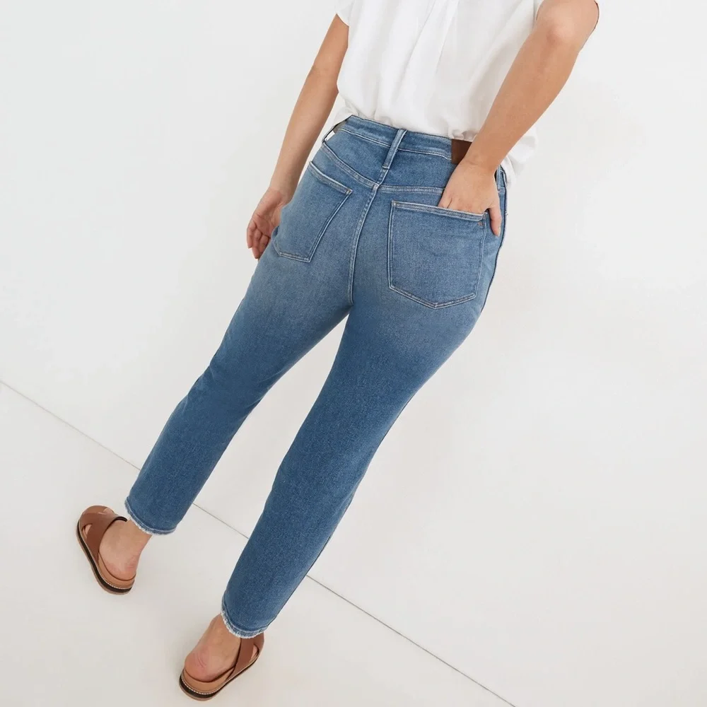 Madewell High Rise Stovepipe Crop Jeans Ditmas Wash Women’s 32